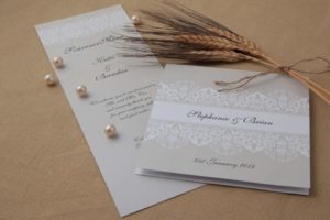 Choosing wedding invitations